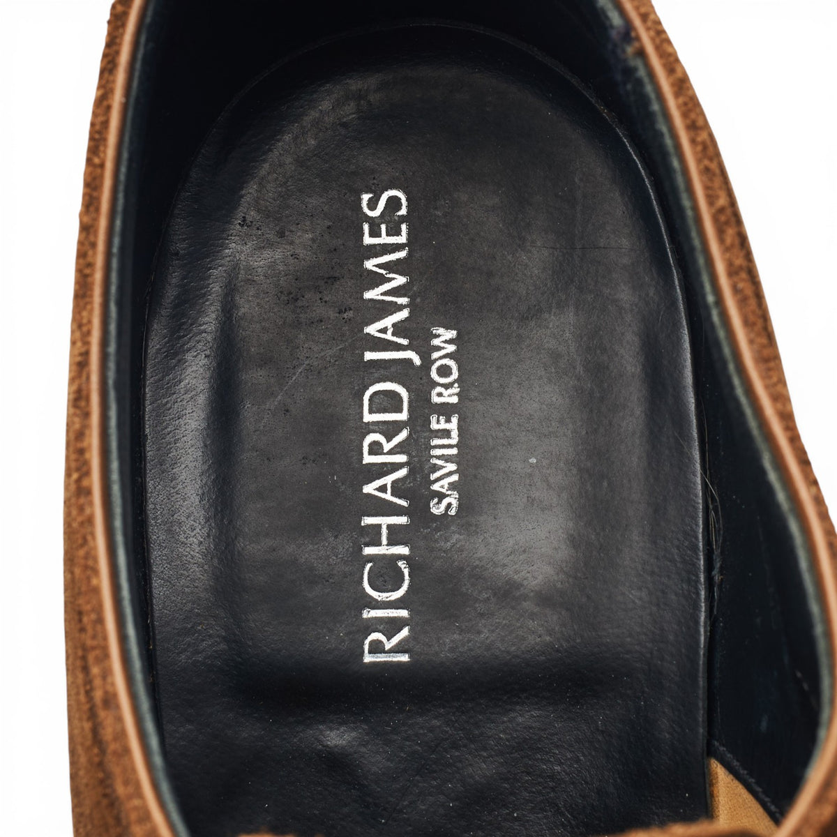Richard James Snuff Brown Suede Split Toe Derby UK 9.5 E