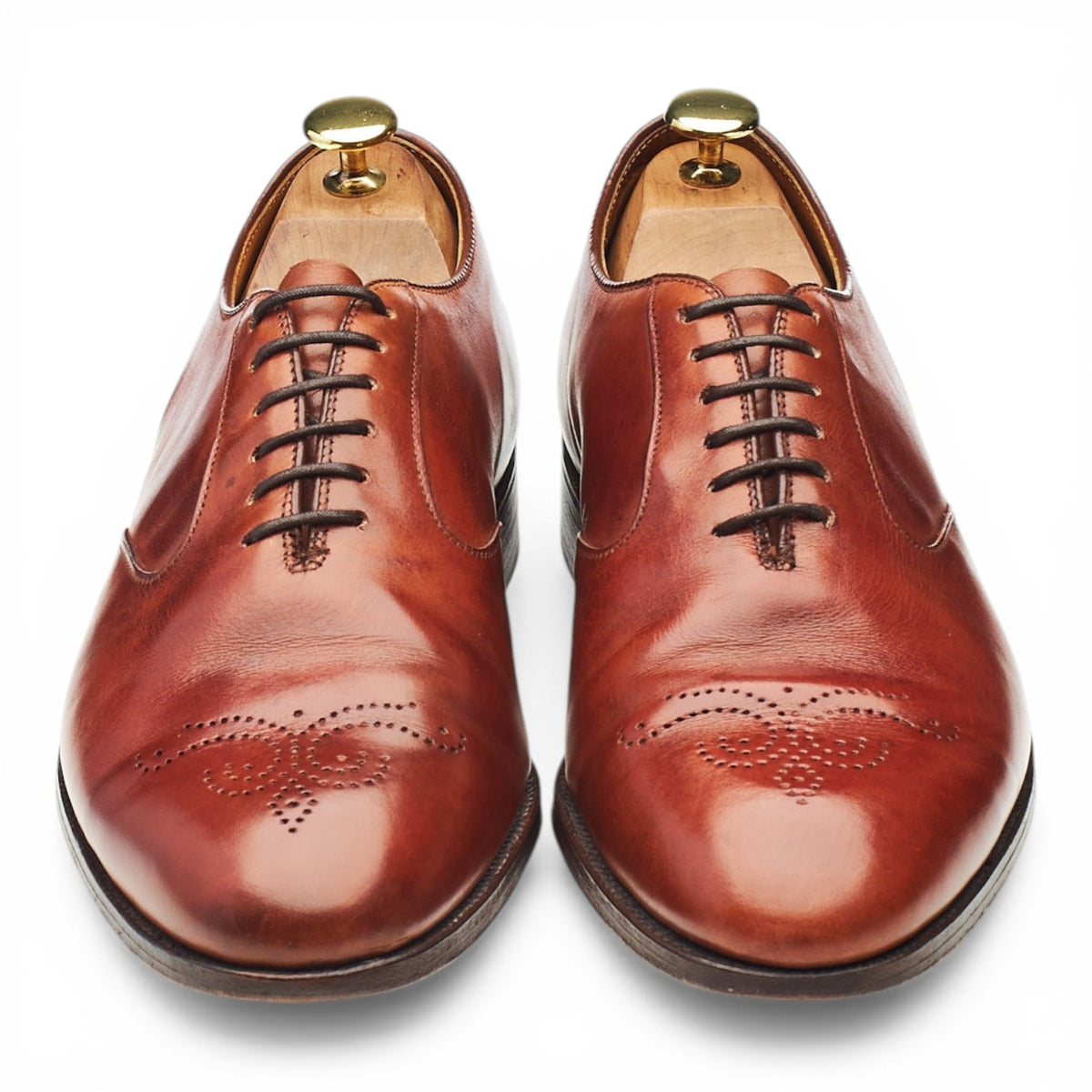 Tan Brown Leather Oxford UK 8.5