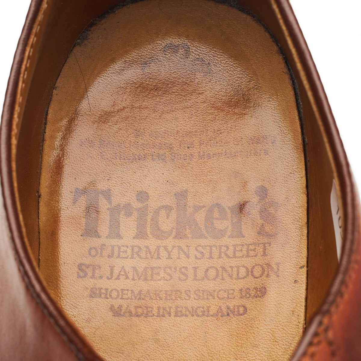 Tan Brown Leather Oxford UK 8.5