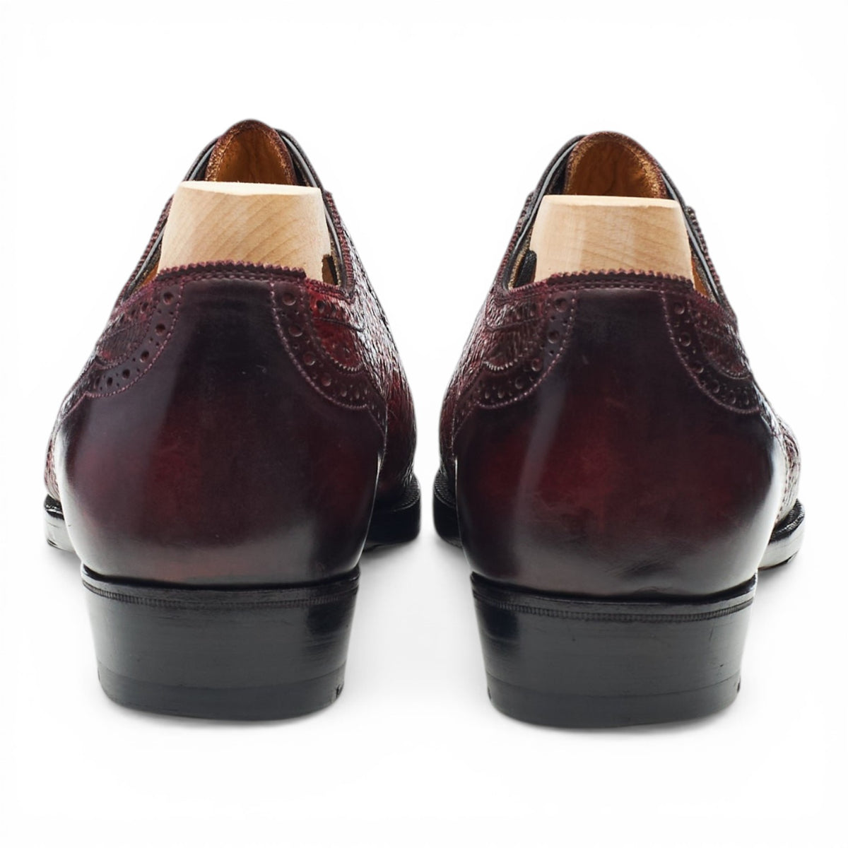 Argentum 'Principes 2' Burgundy Leather Oxford Brogues UK 7 E