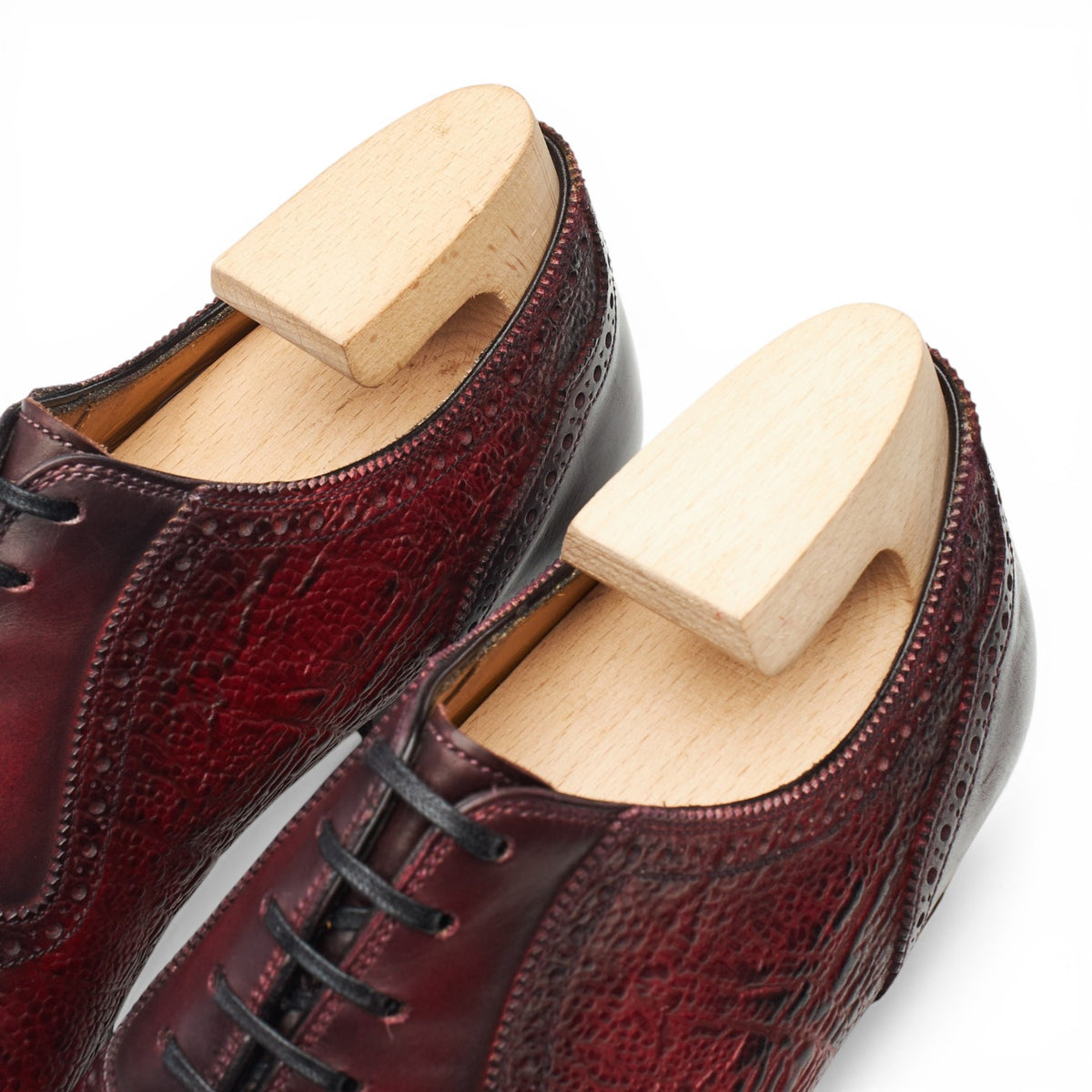 Argentum 'Principes 2' Burgundy Leather Oxford Brogues UK 7 E