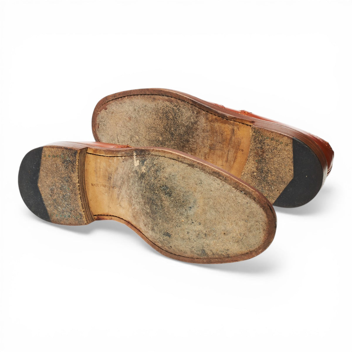 'Bourton' Tan Brown Leather Derby Brogues UK 10