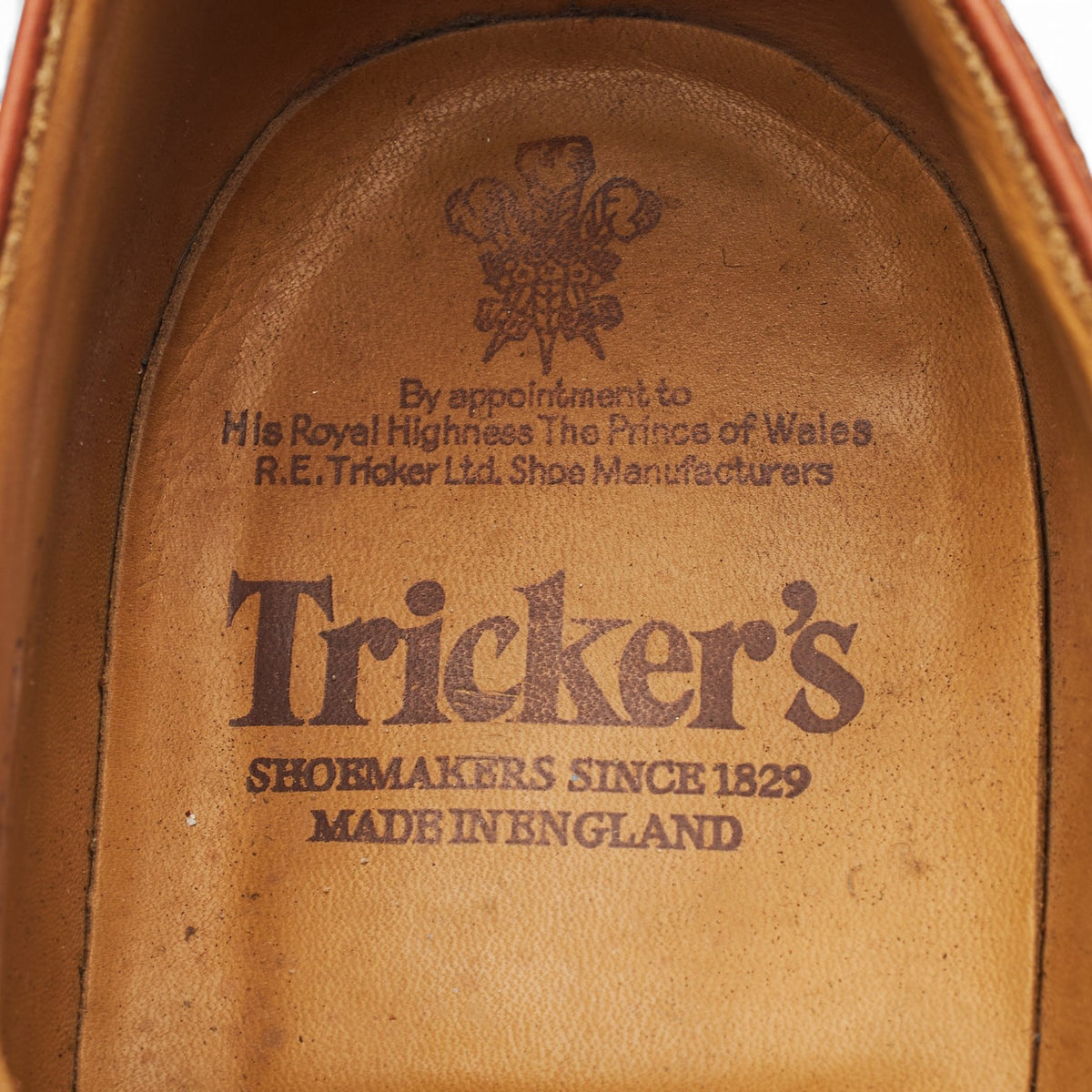 'Bourton' Tan Brown Leather Derby Brogues UK 10