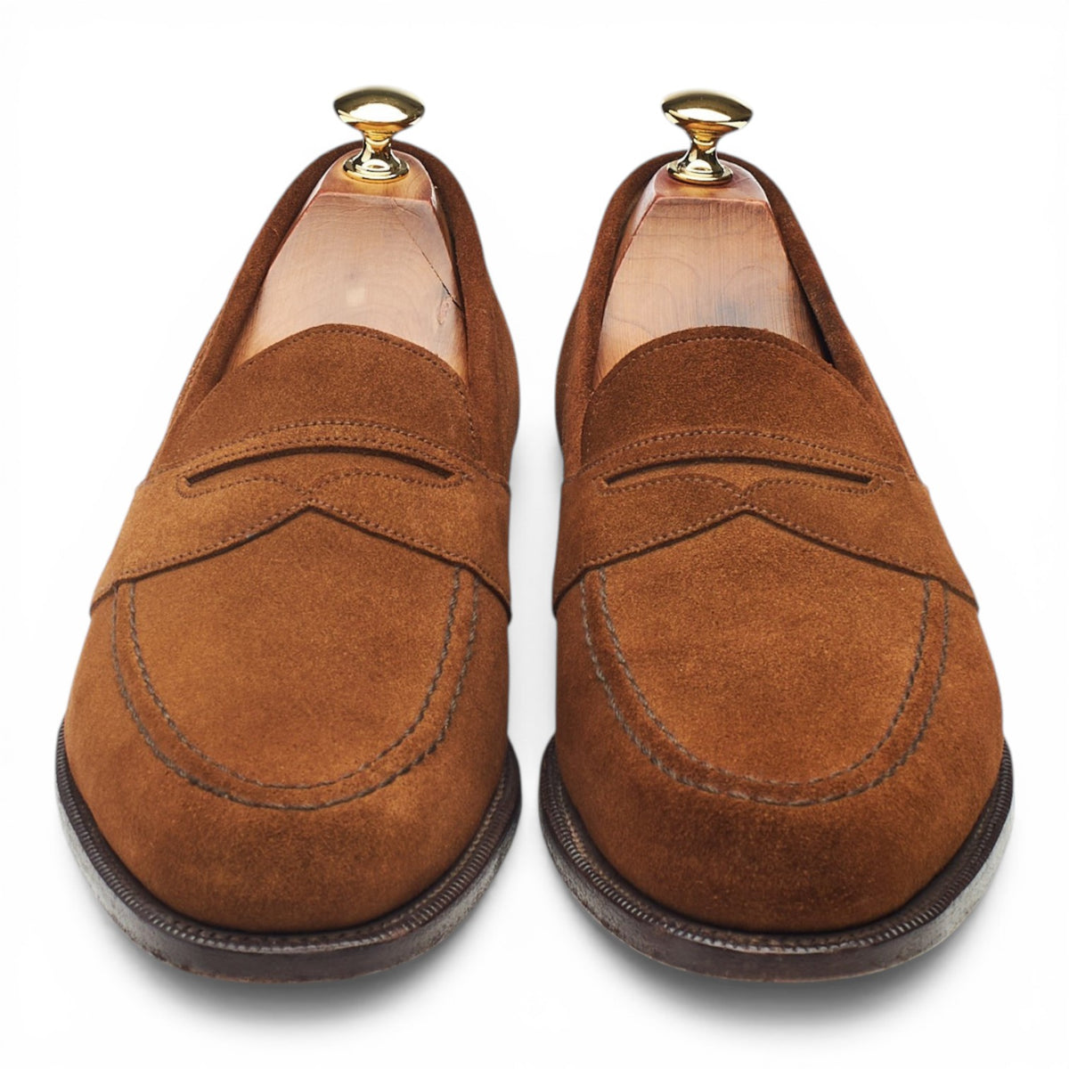 'Purley' Snuff Brown Suede Loafers UK 9.5 F