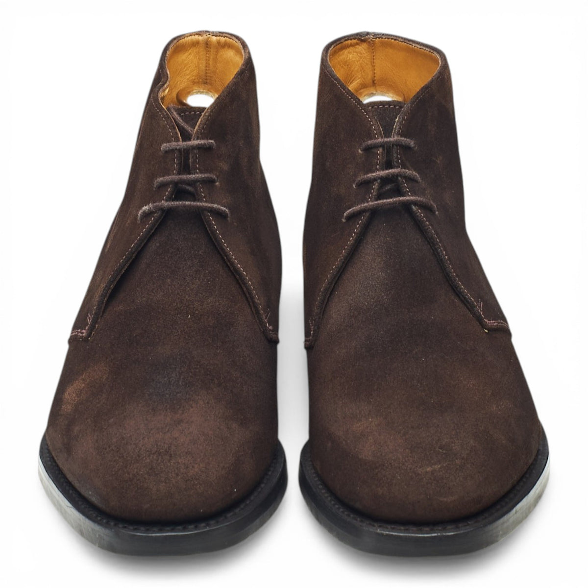 'Harwood' Dark Brown Suede Chukka Boots UK 6.5 F