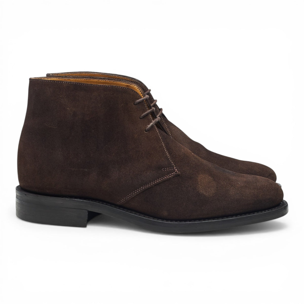 'Harwood' Dark Brown Suede Chukka Boots UK 6.5 F