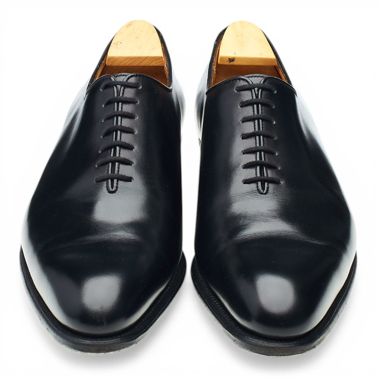 '402 Flore' Black Leather Wholecut Oxford 7 C UK 7