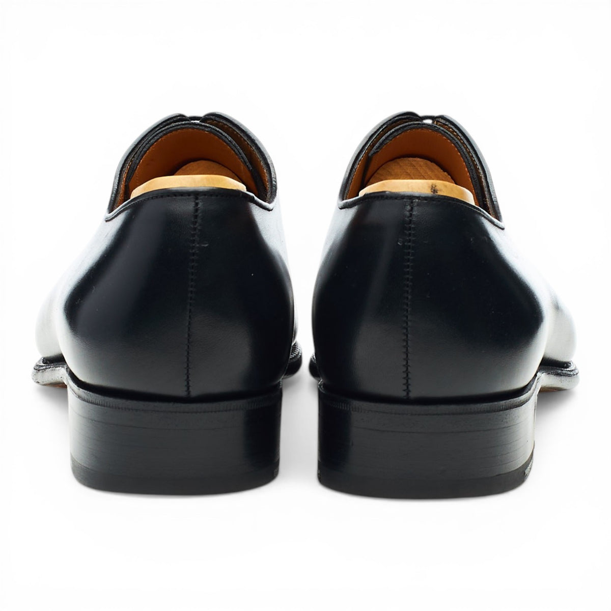 '402 Flore' Black Leather Wholecut Oxford 7 C UK 7