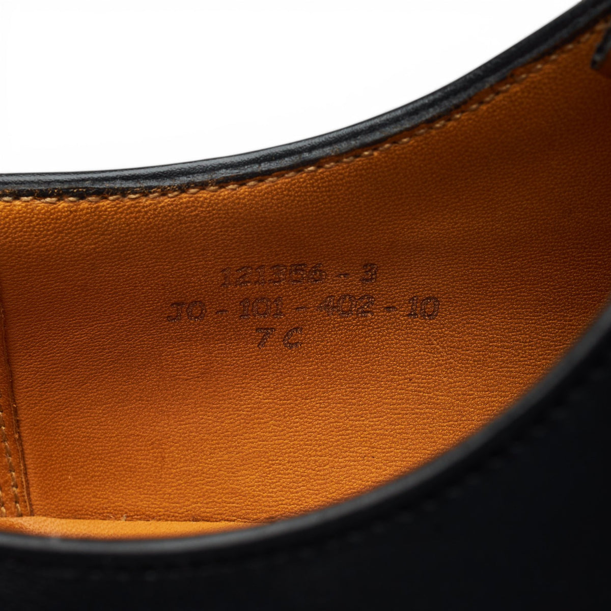 '402 Flore' Black Leather Wholecut Oxford 7 C UK 7