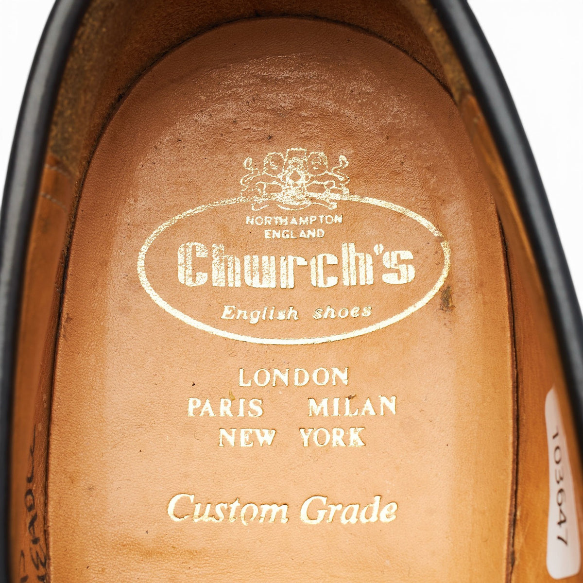'Cheadle' Black Leather Tassel Loafers UK 7 F