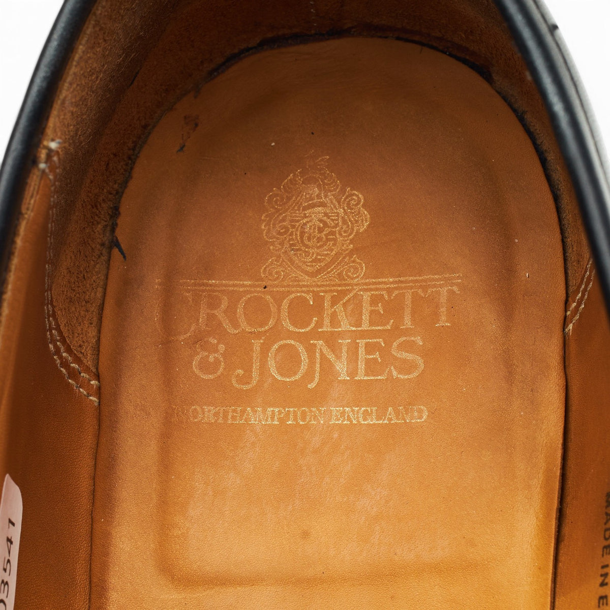 'Merton' Black Leather Loafers UK 10 E