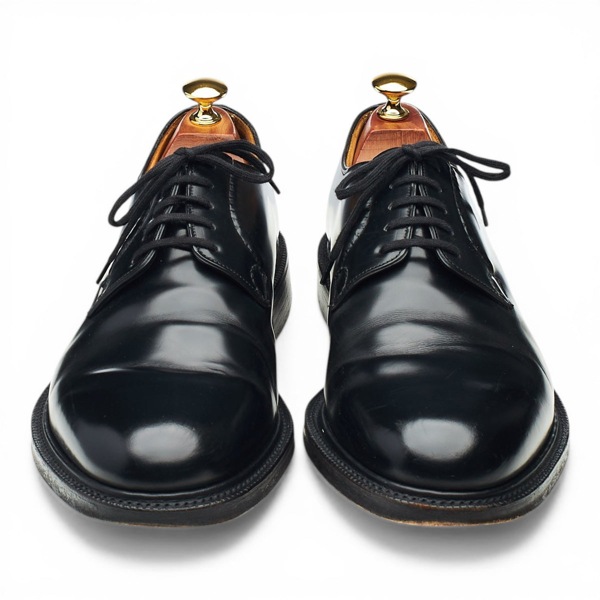 'Shannon' Black Leather Derby UK 9.5 G