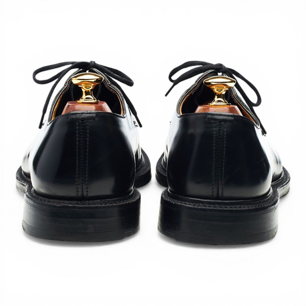 'Shannon' Black Leather Derby UK 9.5 G