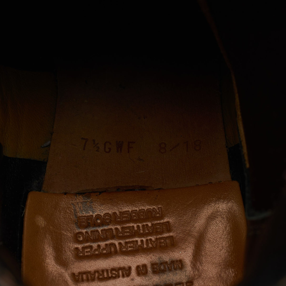 'Comfort Turnout' Black Leather Chelsea Boots UK 7.5 G