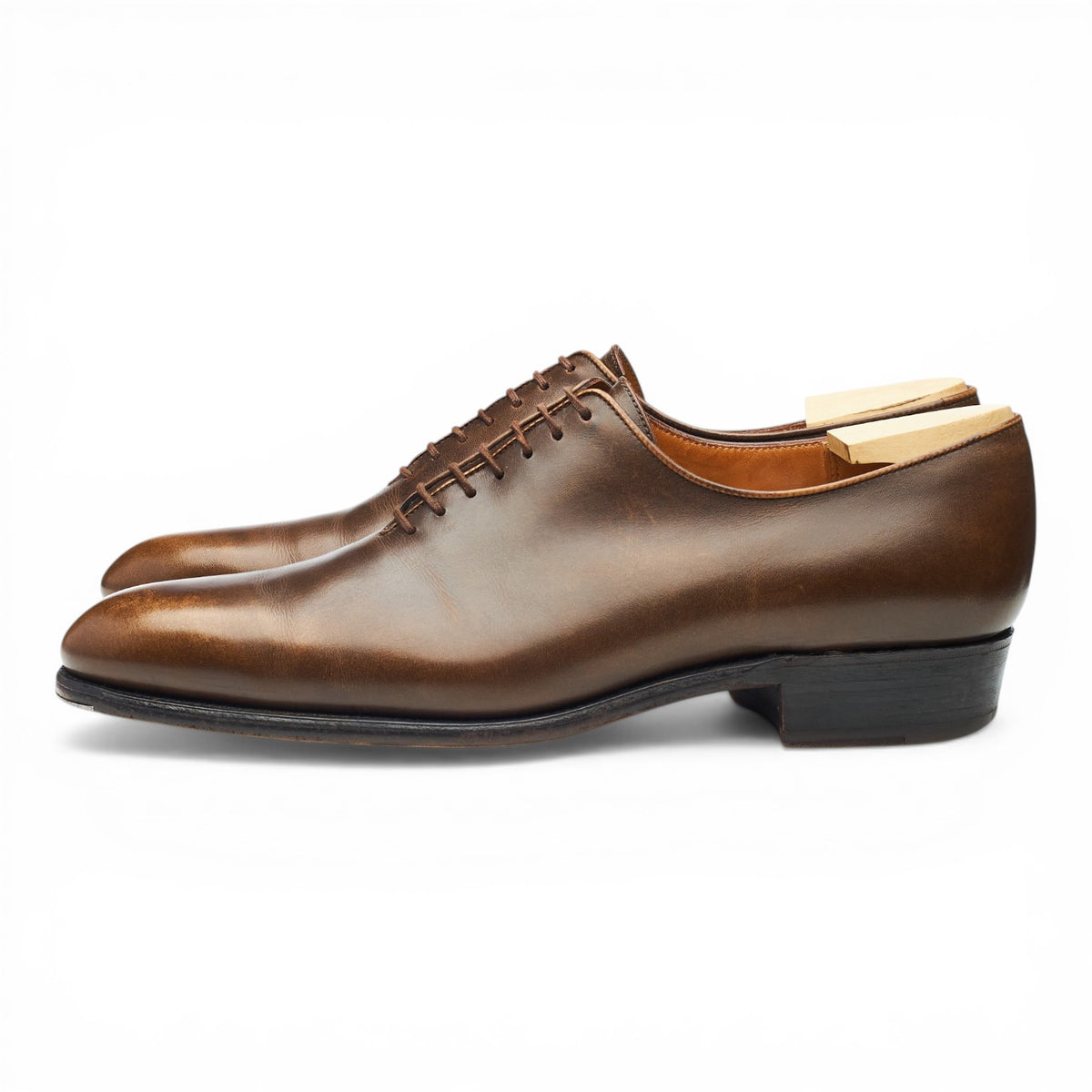 '402 Flore' Brown Leather Wholecut Oxford 7 C UK 7