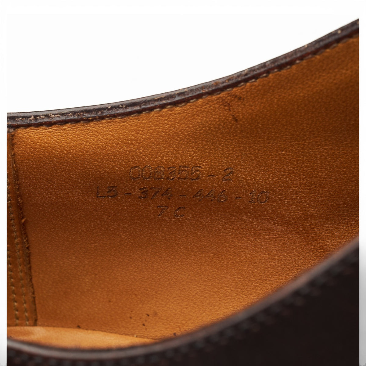 '7 Eyelets' Brown Leather Oxford 7 C UK 7