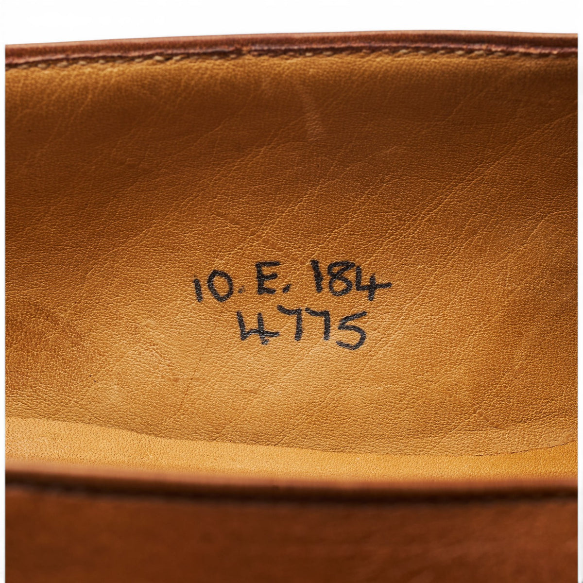 New & Lingwood Tan Brown Leather Butterfly Loafers UK 10 E