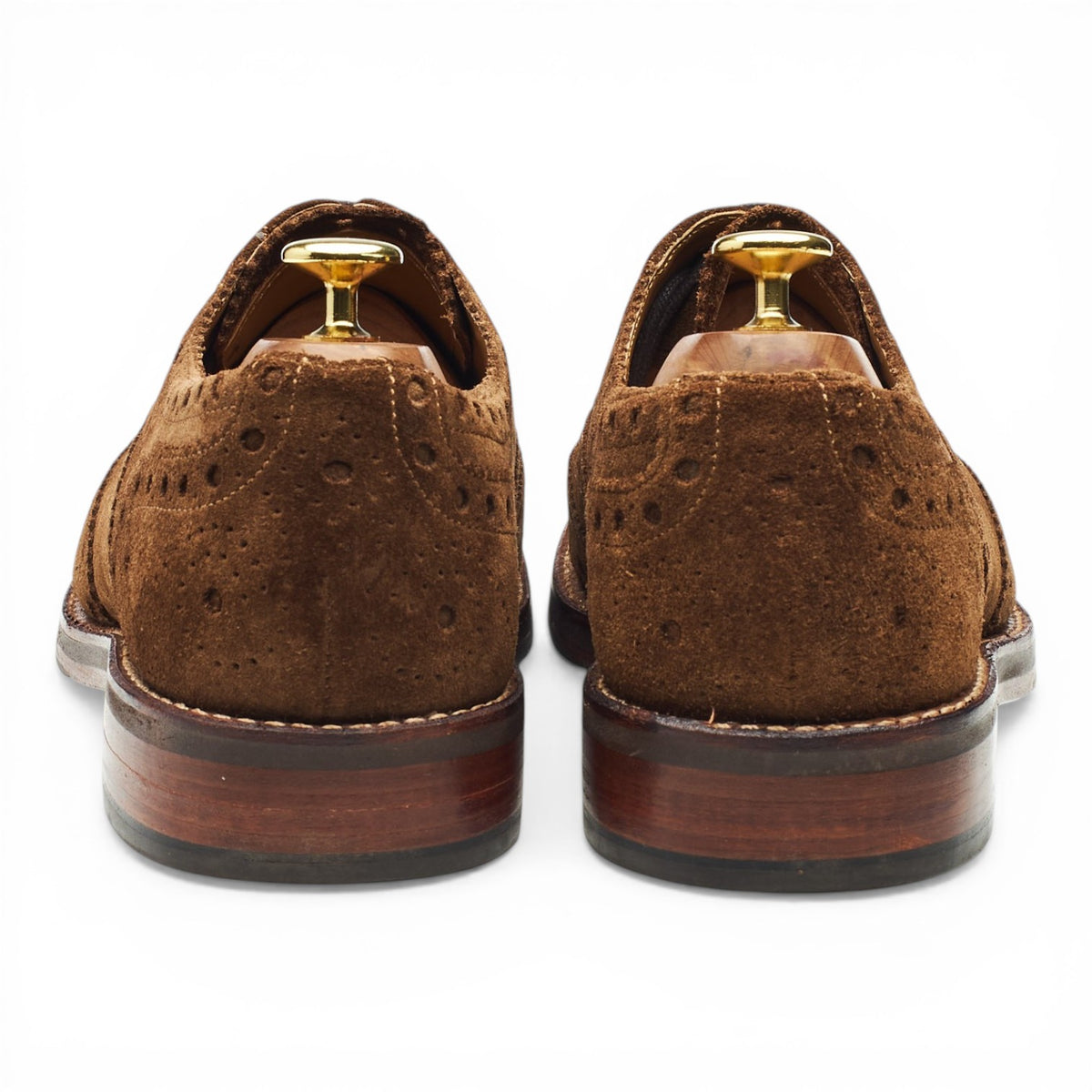 Brown Suede Oxford Brogues UK 8.5 F