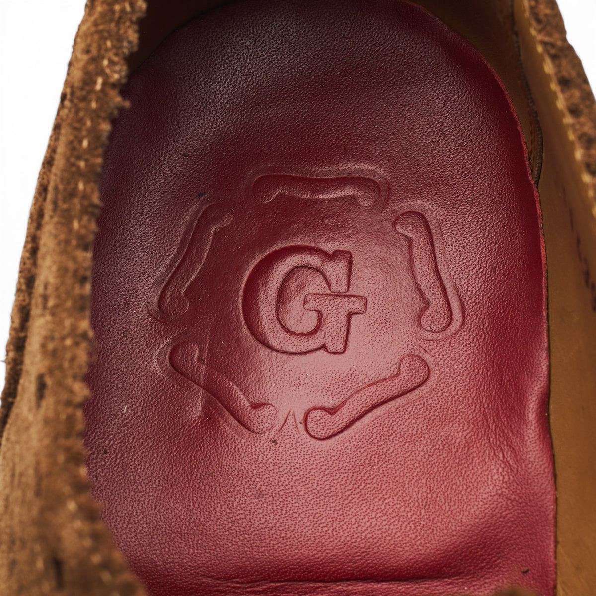 Brown Suede Oxford Brogues UK 8.5 F