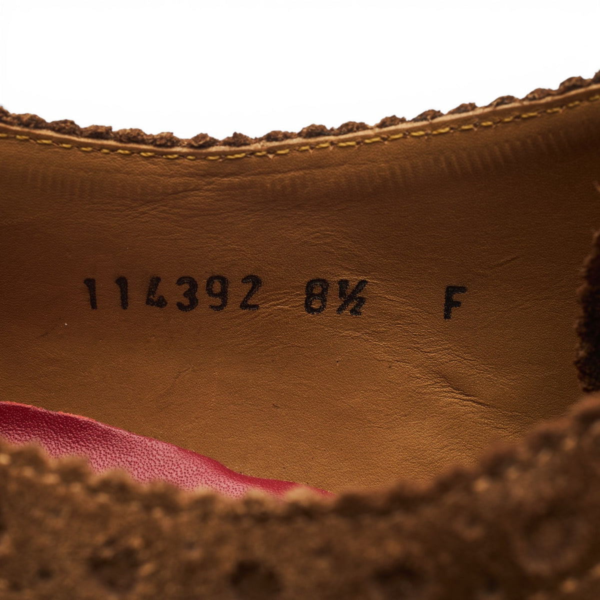 Brown Suede Oxford Brogues UK 8.5 F