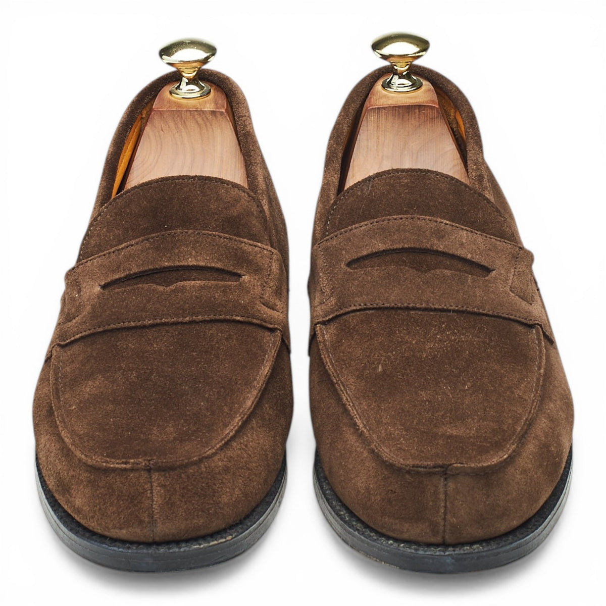 Bowen Brown Suede Loafers UK 7.5