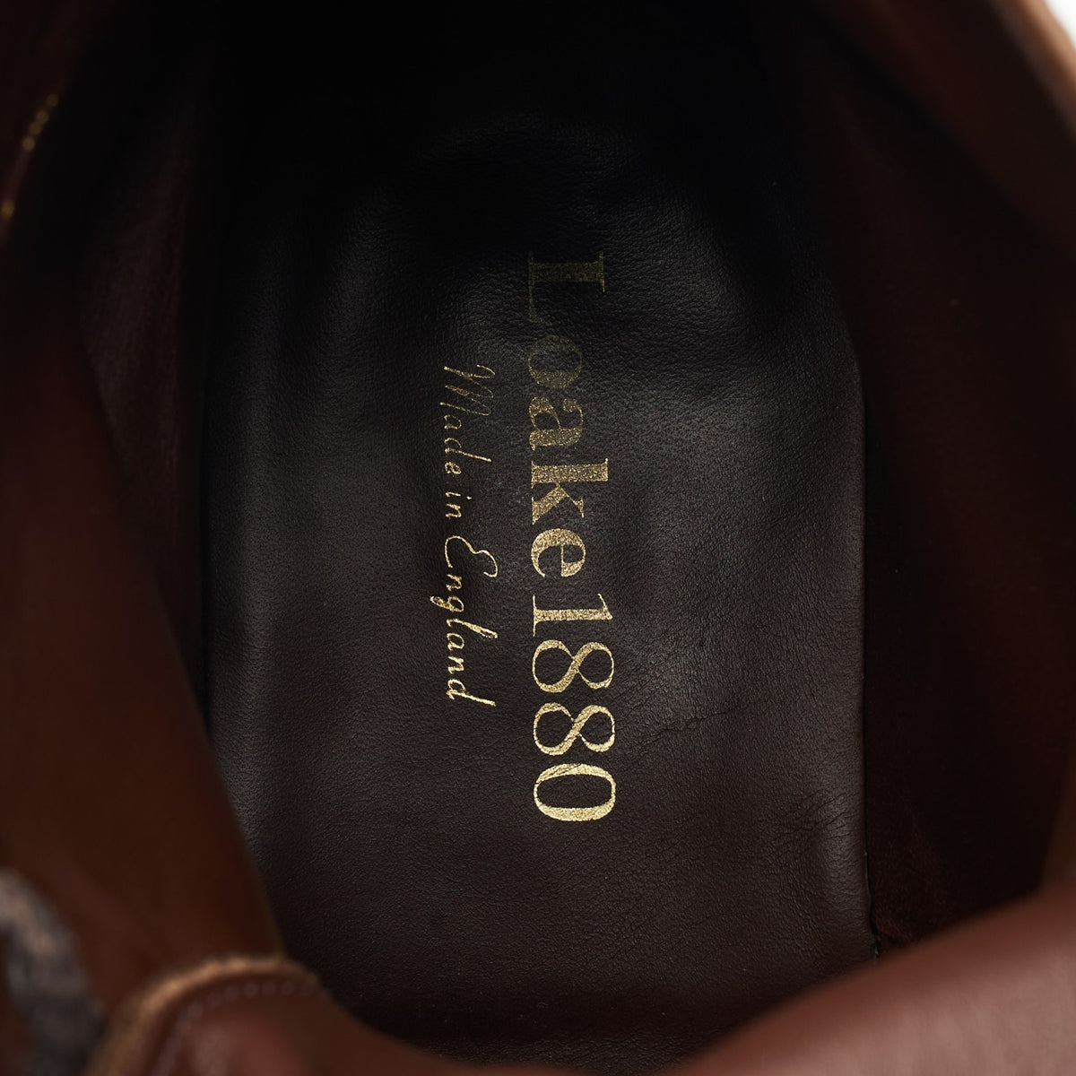 1880 'Hyde' Brown Leather Boots UK 8 F