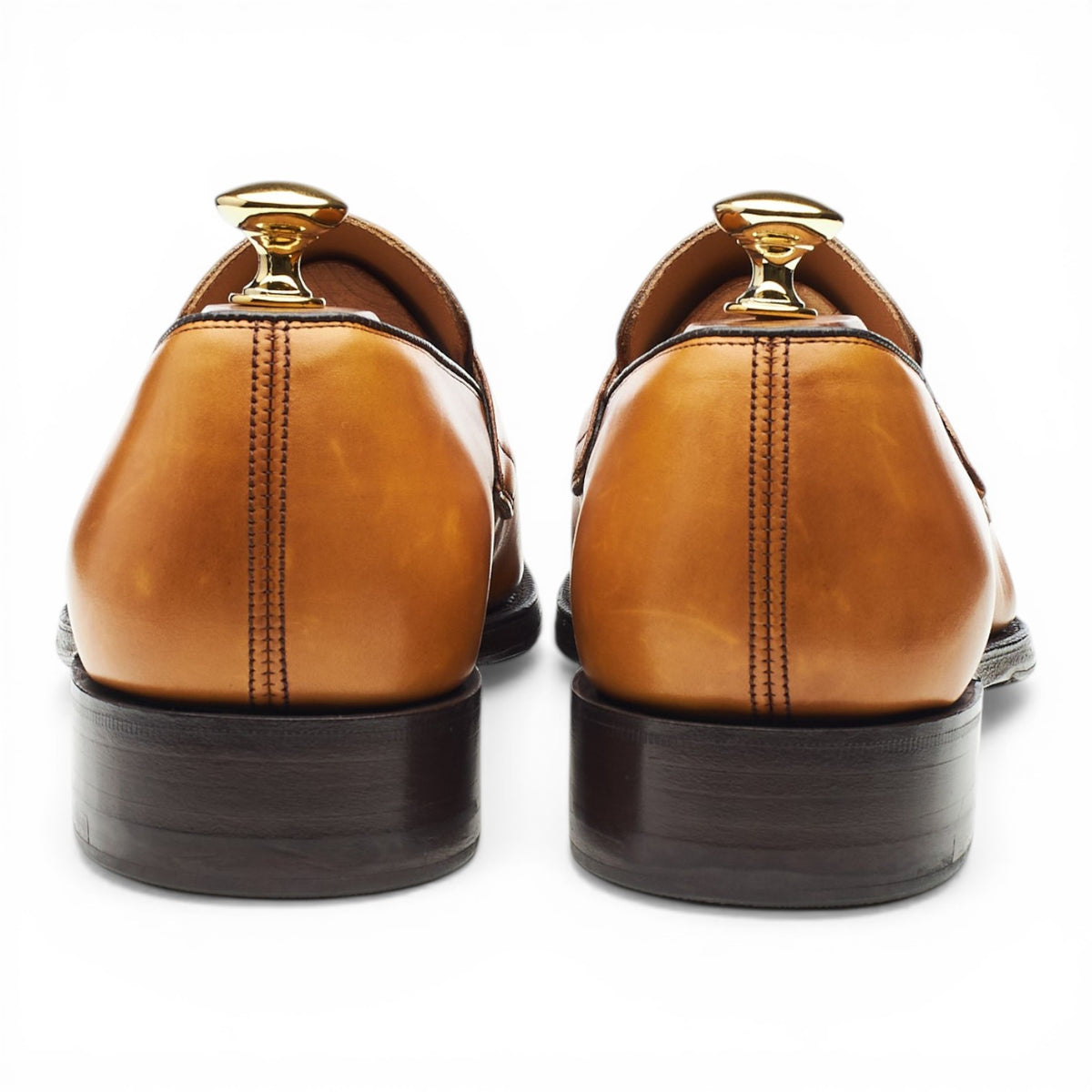 'Hertford 2' Tan Brown Leather Loafers UK 6 G