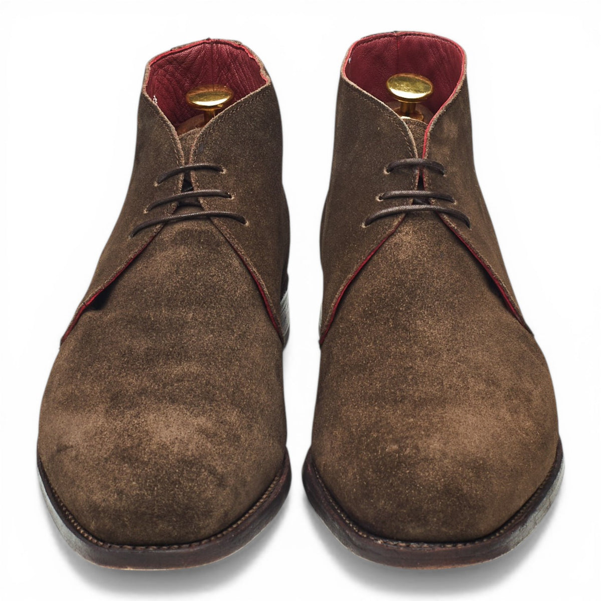 Dark Brown Suede Chukka Boots UK 9.5 F