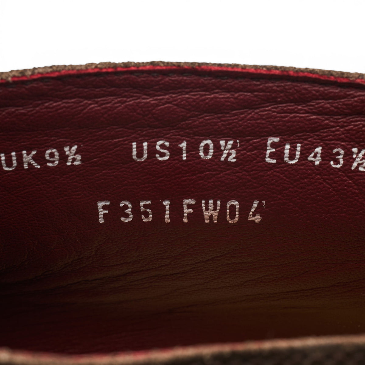 Dark Brown Suede Chukka Boots UK 9.5 F