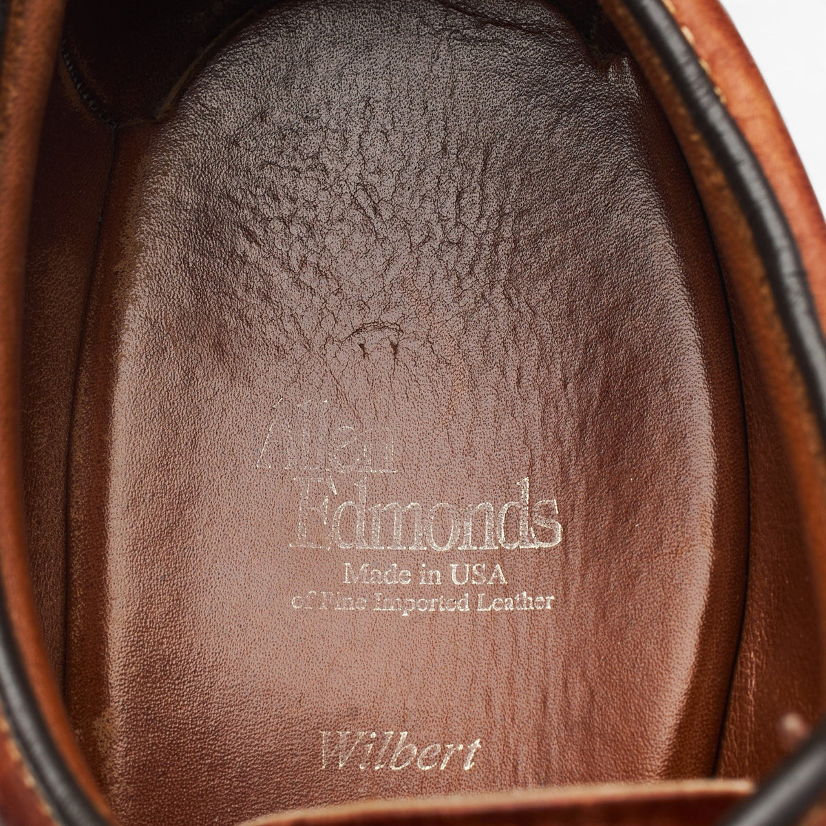 'Wilbert' Tan Brown Leather Split Toe Derby UK 10 US 10.5 EEE
