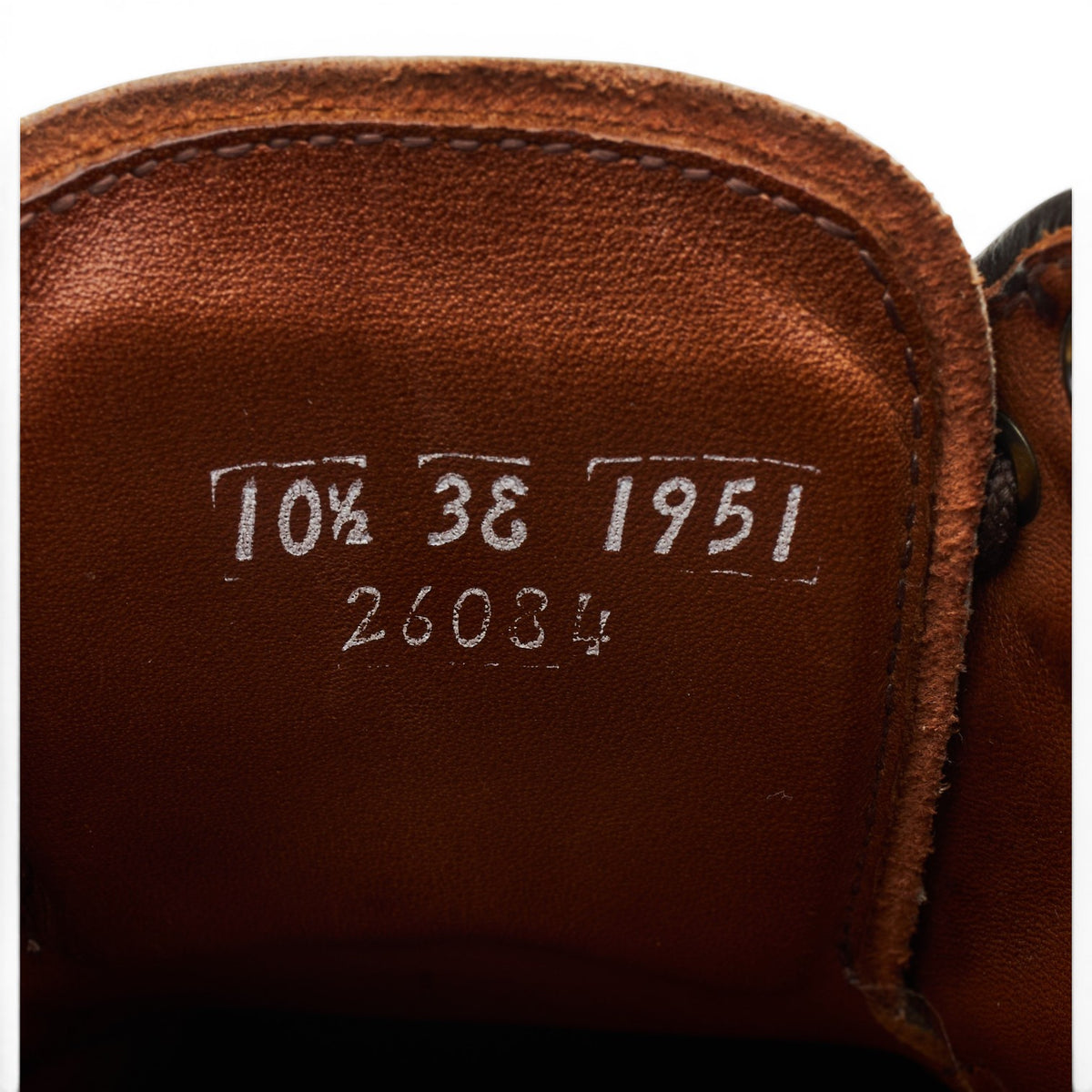 'Wilbert' Tan Brown Leather Split Toe Derby UK 10 US 10.5 EEE