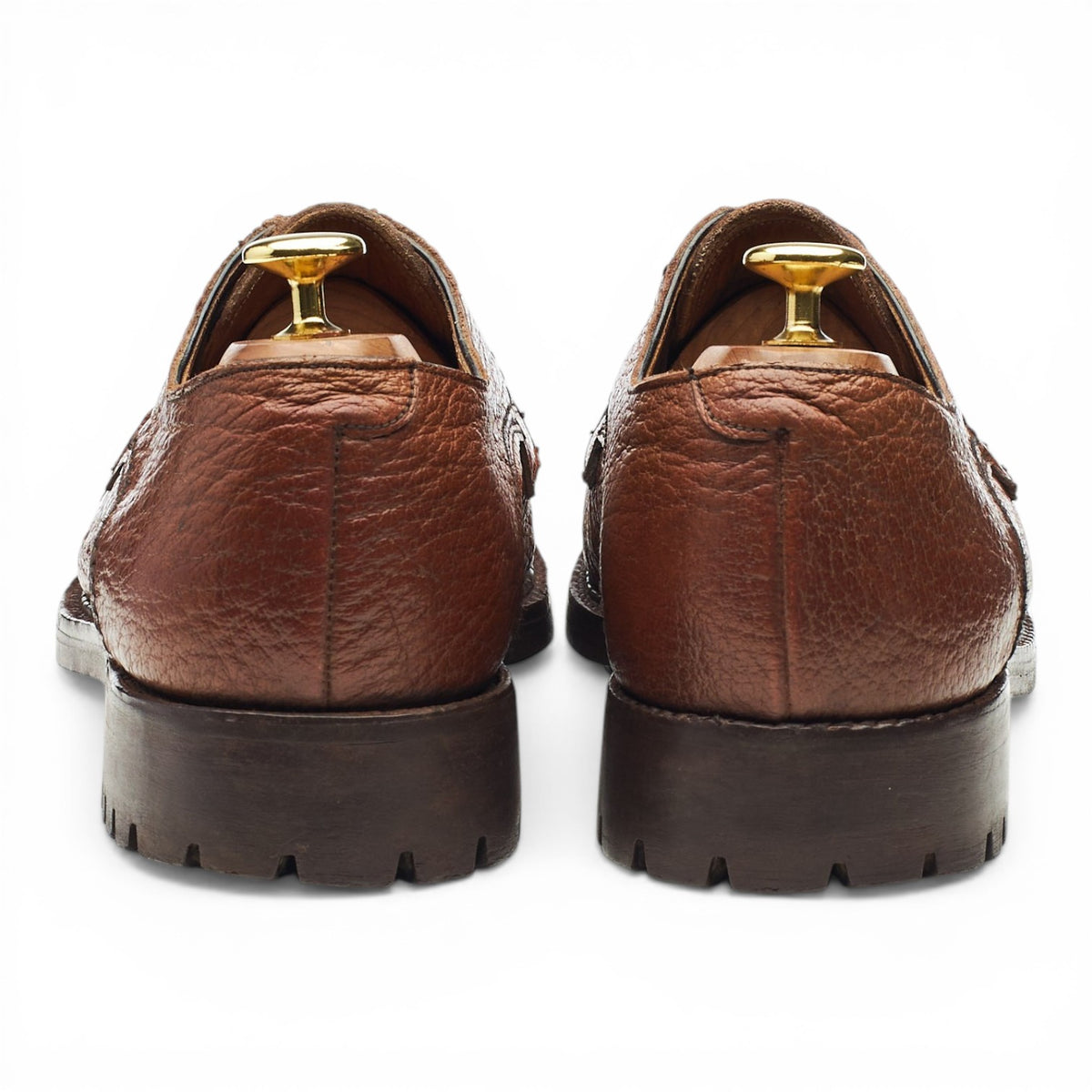 Vintage 'Dundee' Brown Grain Leather Veldtschoen Derby UK 8 E