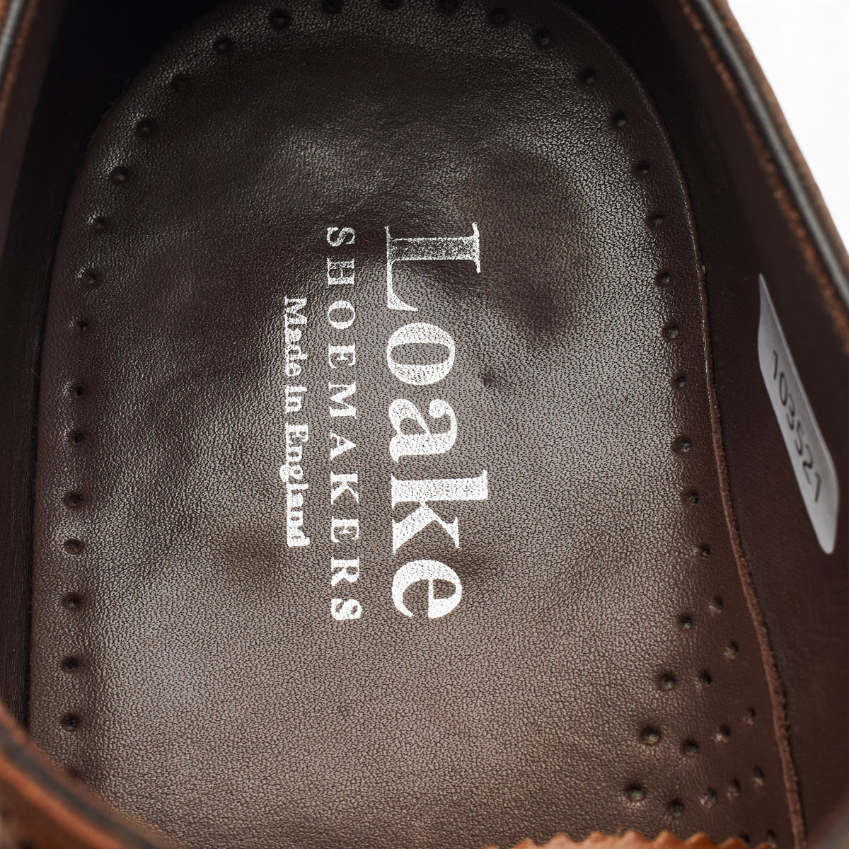 'Pembroke' Tan Brown Leather Oxford Brogues UK 10.5 G