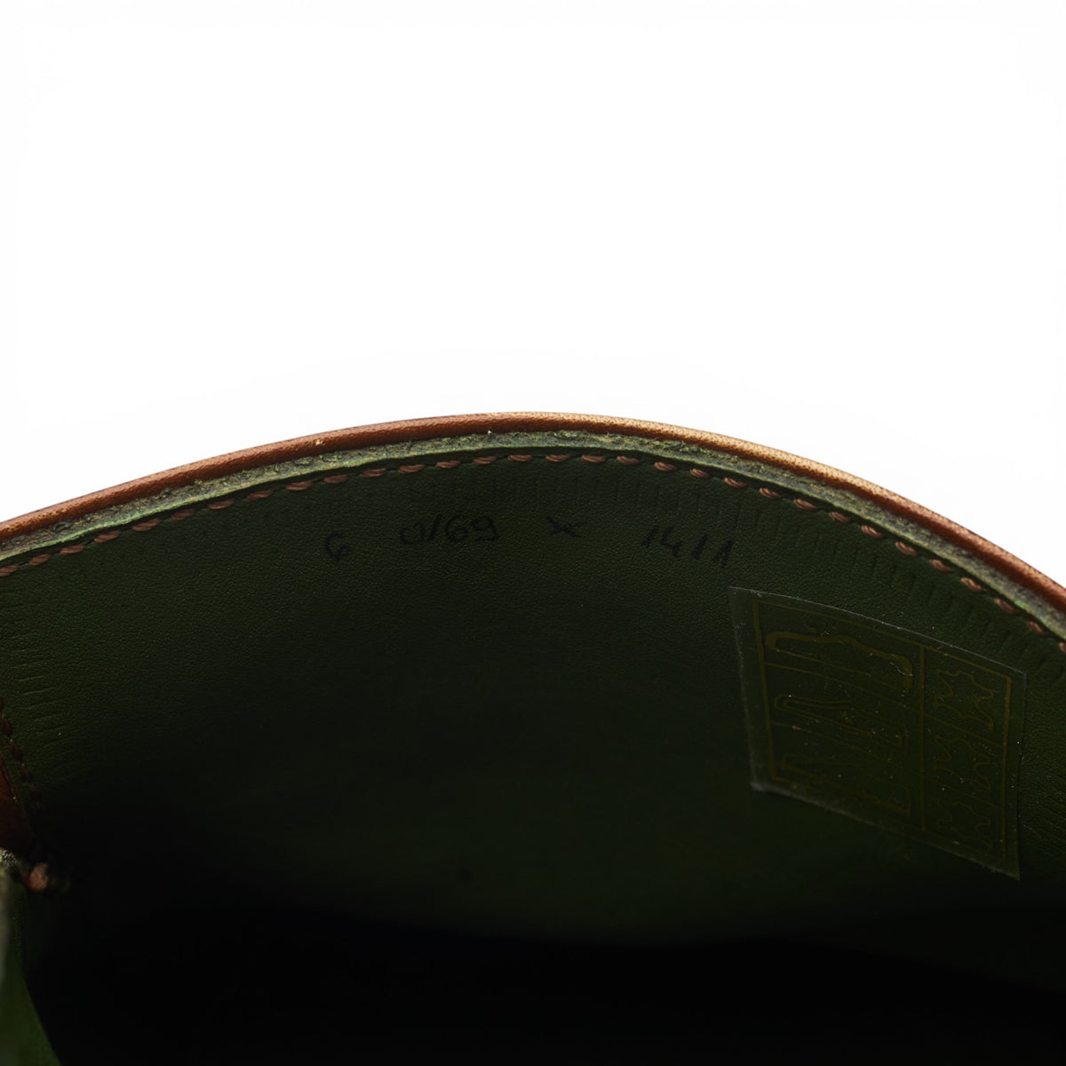'Andy' Tan Brown Patina Leather Loafers UK 6