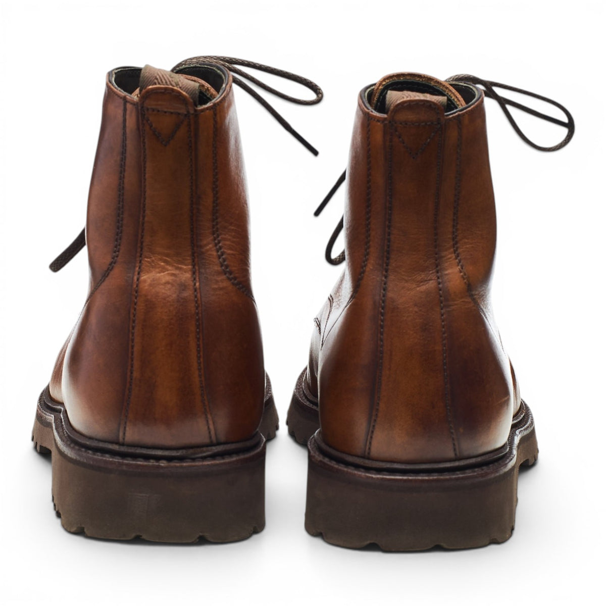 Design 'Aquarius' Tan Brown Leather Boots UK 8 G