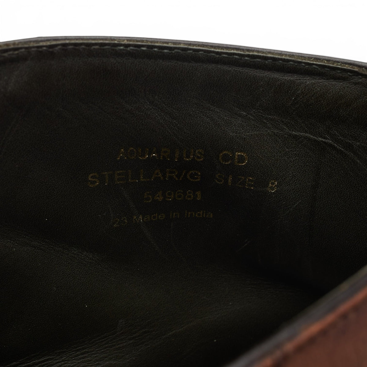 Design 'Aquarius' Tan Brown Leather Boots UK 8 G
