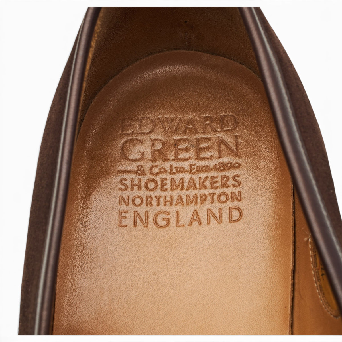 'Piccadilly' Dark Brown Suede Loafers UK 10.5 E
