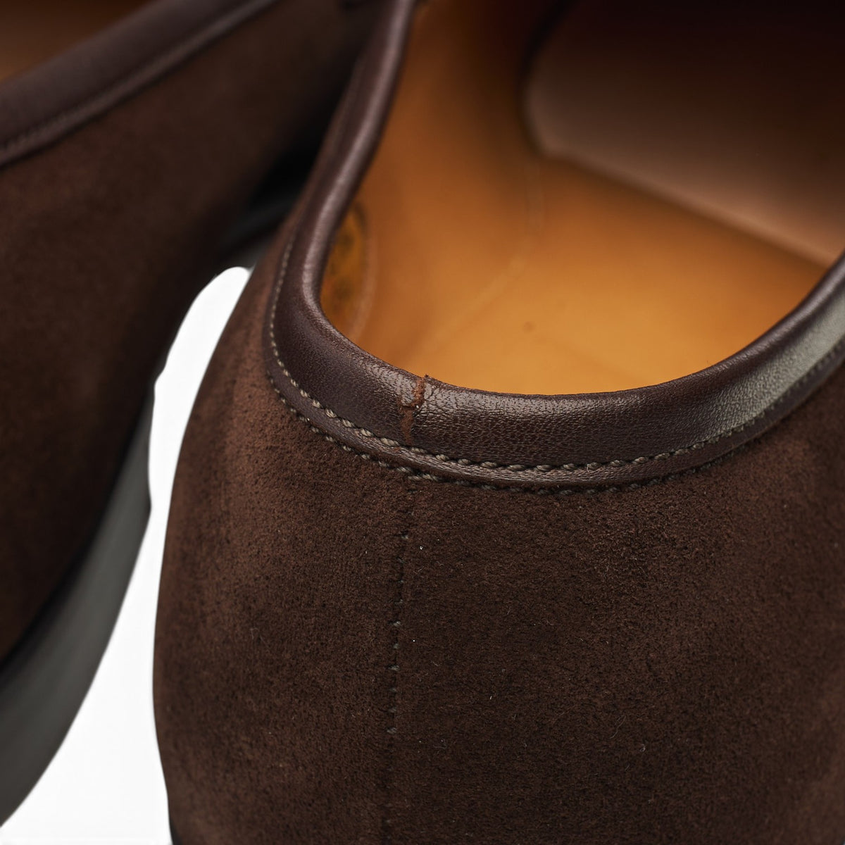 'Piccadilly' Dark Brown Suede Loafers UK 10.5 E