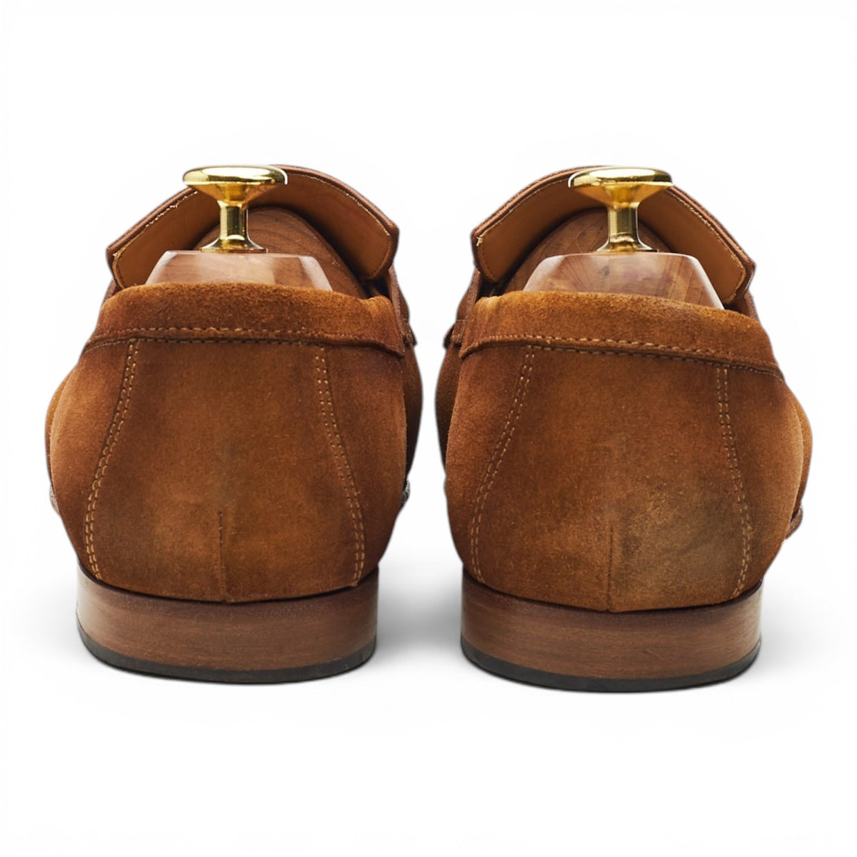 'Cannes' Brown Suede Horsebit Loafers UK 7 E