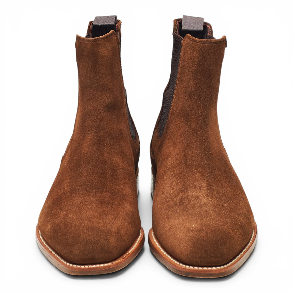 Snuff Brown Suede Chelsea Boots UK 8 FX