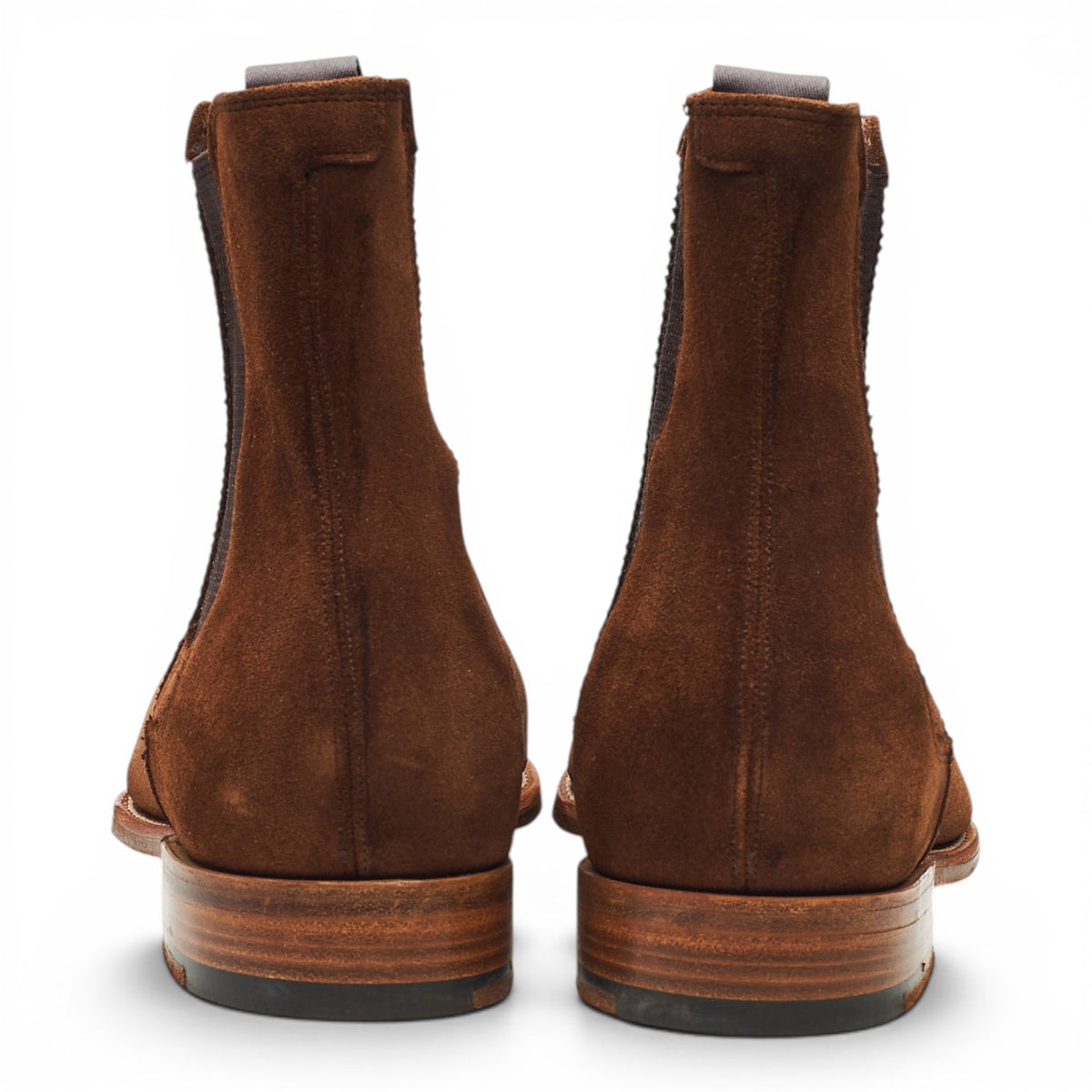Snuff Brown Suede Chelsea Boots UK 8 FX