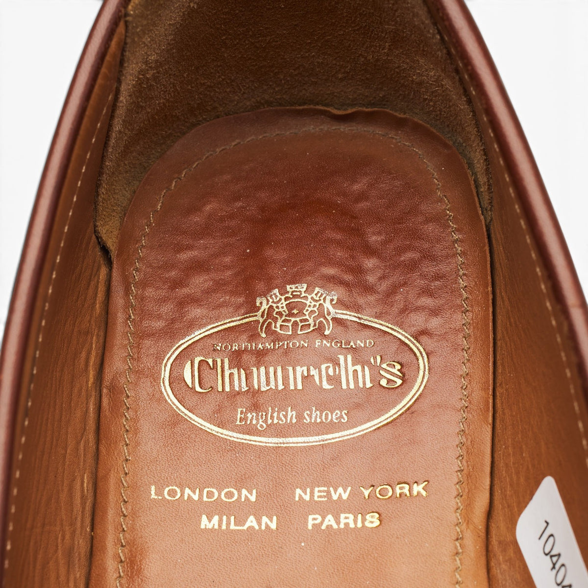 'Karl' Brown Leather Loafers UK 8