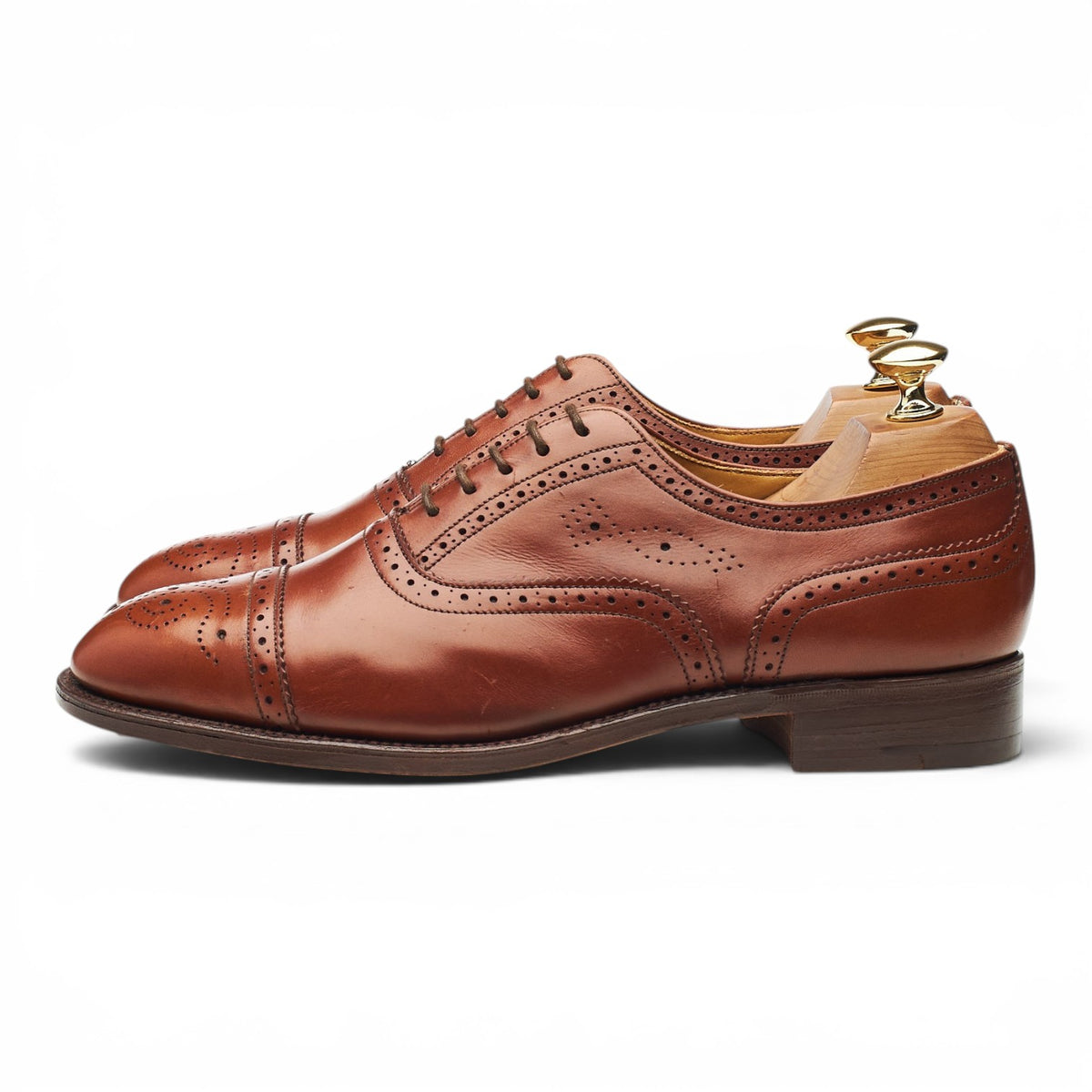 Ducker & Son 'Windsor' Brown Leather Oxford Brogues UK 6 EE