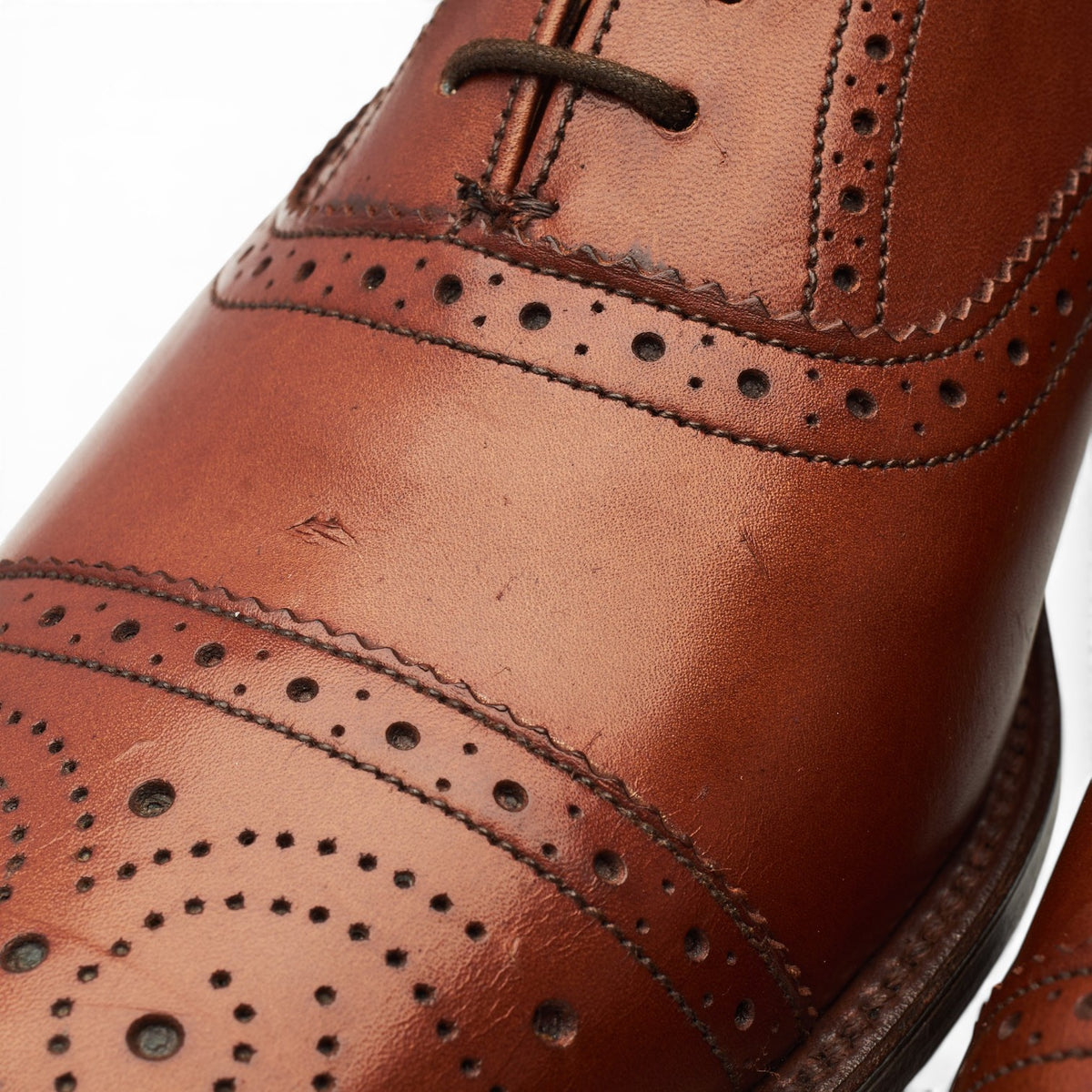 Ducker & Son 'Windsor' Brown Leather Oxford Brogues UK 6 EE