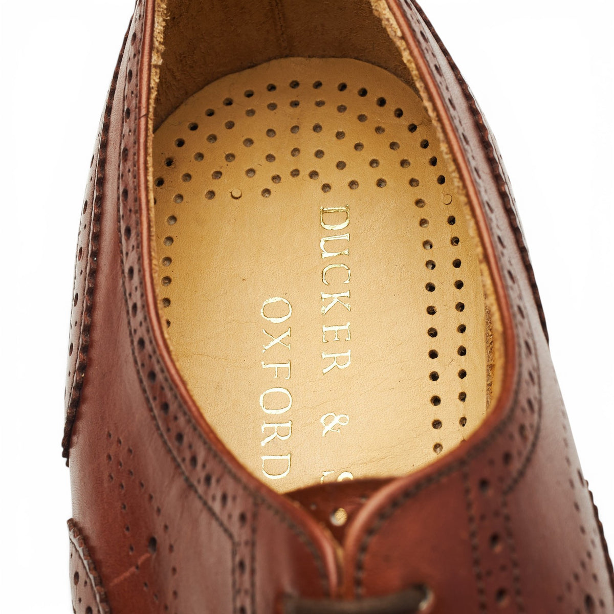 Ducker & Son 'Windsor' Brown Leather Oxford Brogues UK 6 EE