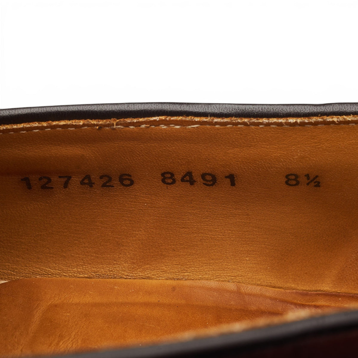 Herring '8491' Brown Leather Tassel Loafers UK 8.5