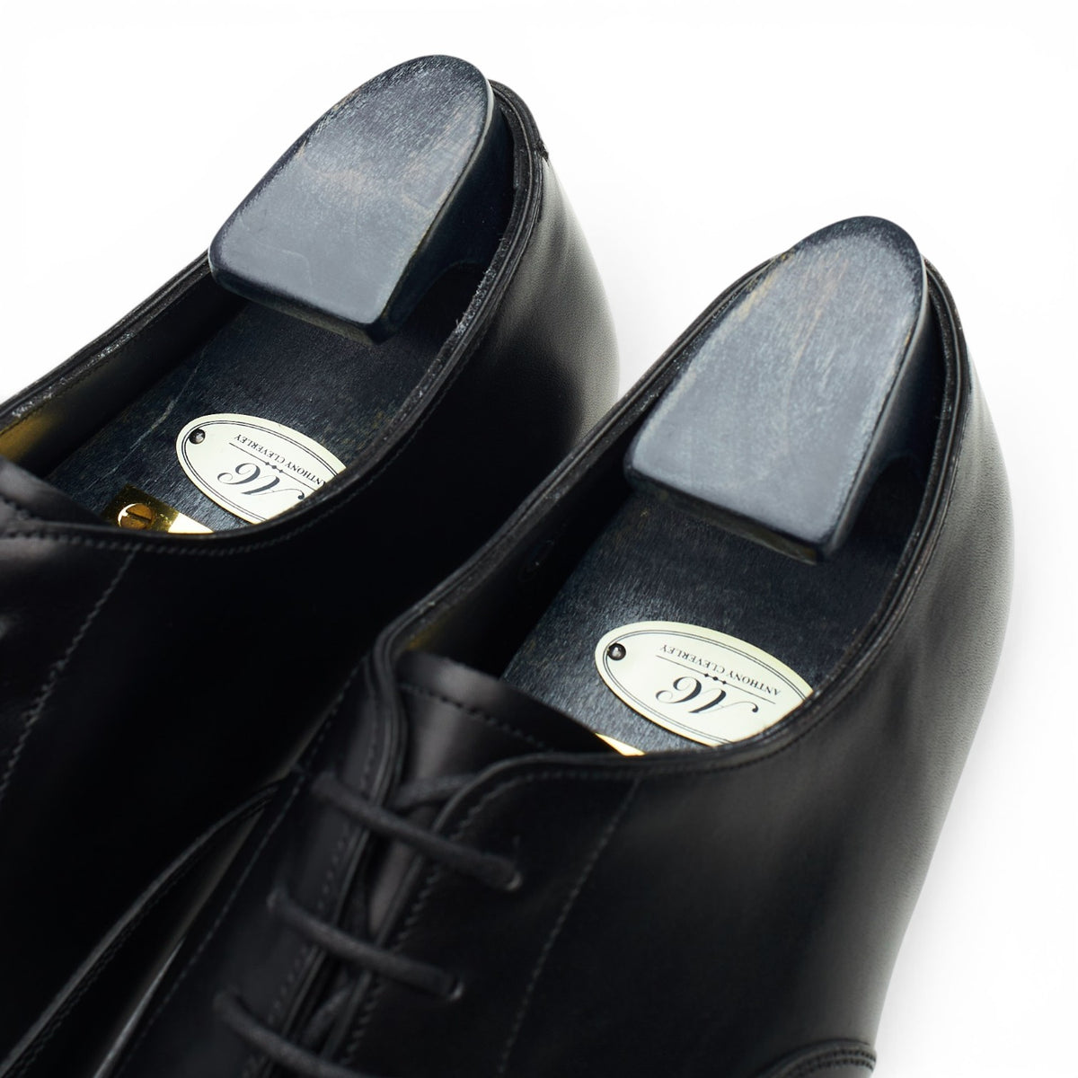 'Bodie' Black Leather Oxford UK 9.5 E