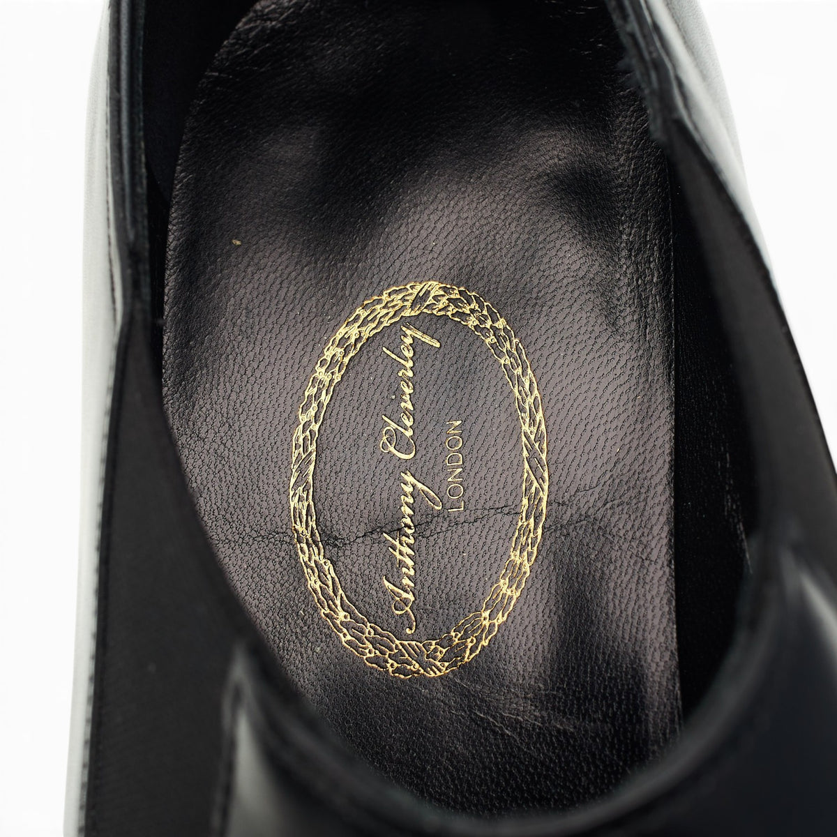 'Bulow' Black Leather Slip On Loafers UK 9.5 E