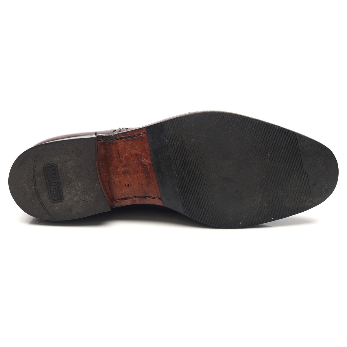 &#39;Chetwynd&#39; Dark Brown Leather Brogues UK 10.5 F