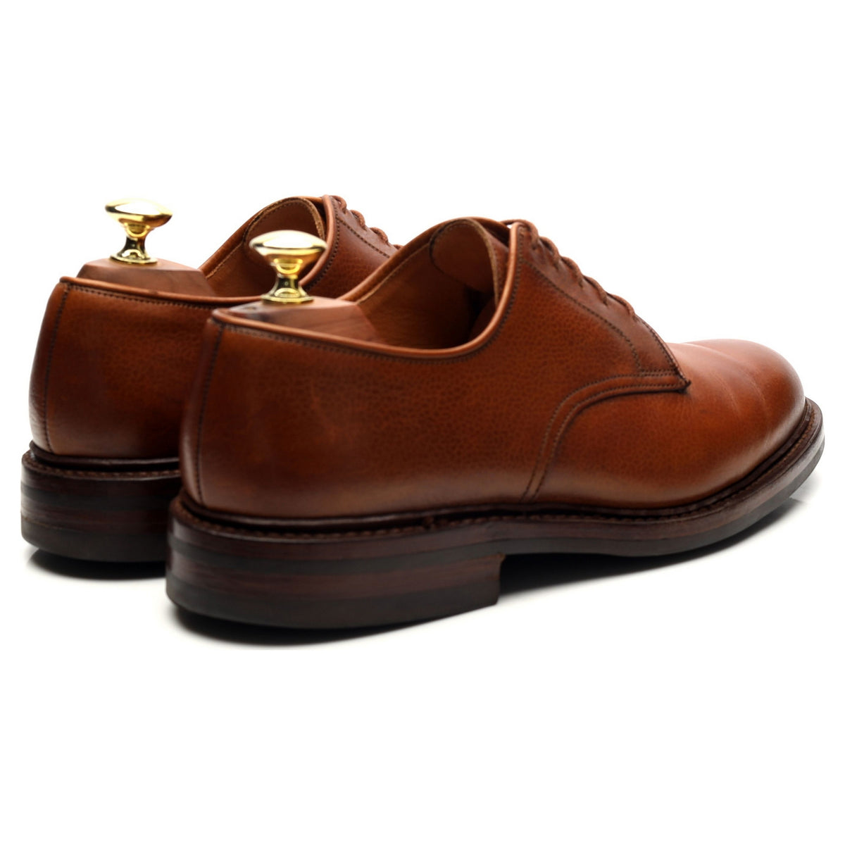 &#39;Grasmere&#39; Tan Brown Leather Derby UK 7 E